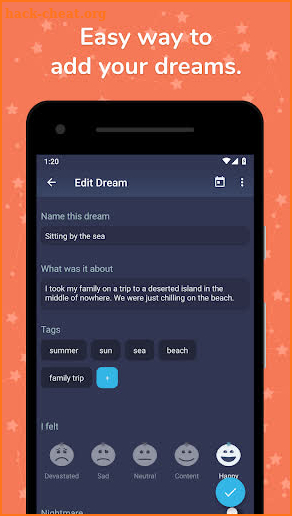 Dream Catcher: Ultimate Dream Journal screenshot