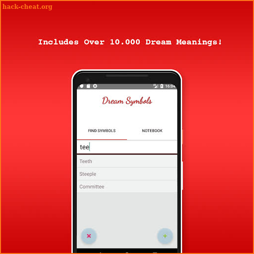 Dream Dictionary and Meanings : Symbols screenshot