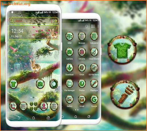 Dream Forest Launcher Theme screenshot