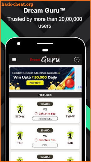 Dream Guru™ - Dream11 Prediction & Tips screenshot