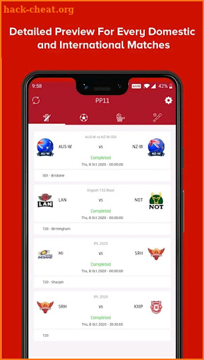 Dream Live Score - Fantasy Cricket Tip For Dream11 screenshot