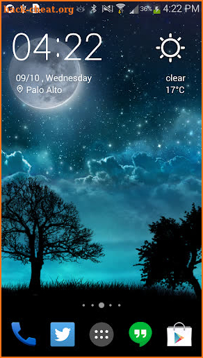 Dream Night Pro Live Wallpaper screenshot