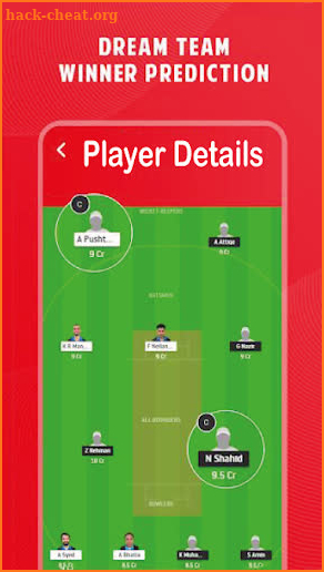 Dream Team 11 Tips Fantasy Experts Cricket screenshot