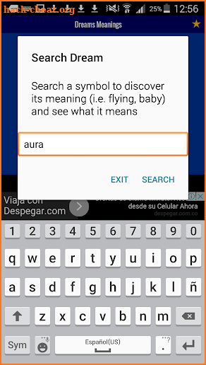 Dreams Meanings (Free App) screenshot