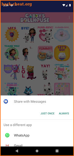 Dreamworks Gabby's Dollhouse Stickers screenshot