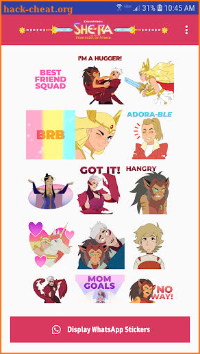 DreamWorks She-Ra Stickers screenshot