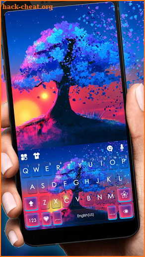 Dreamy Tree Keyboard Theme screenshot
