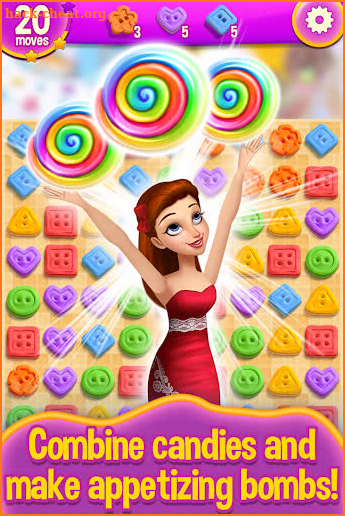 Dress Cake Match 3 screenshot