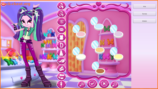 Dress Up Dazzlings Girls  Game screenshot