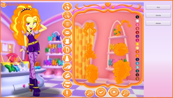 Dress Up Dazzlings Girls  Game screenshot