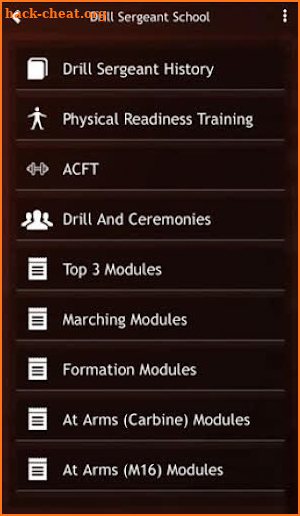 Drill Sergeant School App screenshot