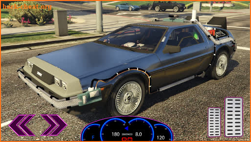 Drive Delorean - Futuristic Driving School 2020 screenshot