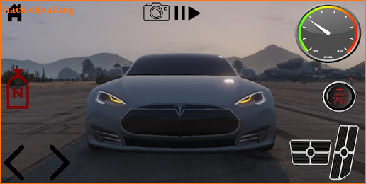 Drive Tesla S Drift Simulator screenshot