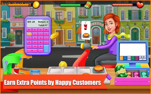 Drive Thru Girl Cashier Game for Kids screenshot