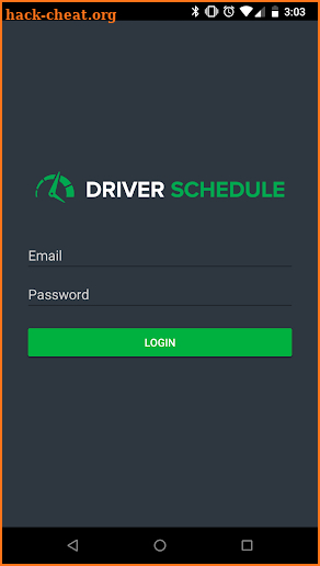 Driver Schedule screenshot