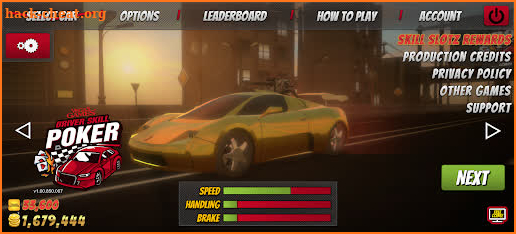 Driver Skill Poker screenshot