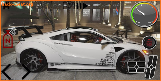 Driving Acura NSX Racing Simulator screenshot