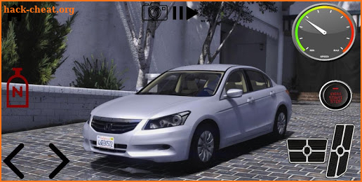 Driving Honda Accord Racing Simulator screenshot