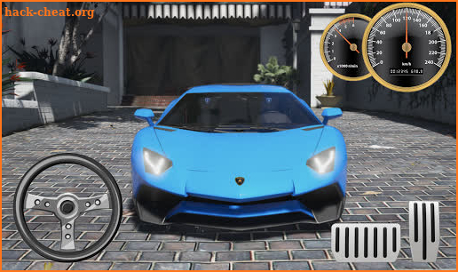 Driving Lamborghini Aventador City Racer screenshot