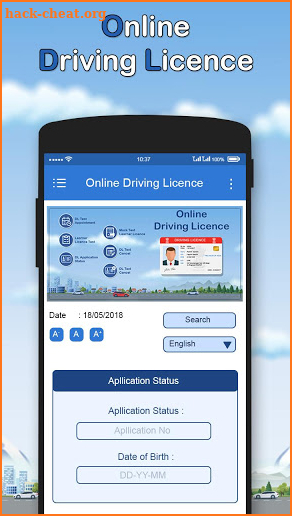 Driving License Online Apply screenshot