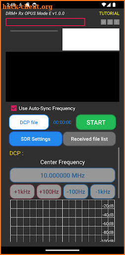 DRM+ Rx OPUS for Mode E screenshot