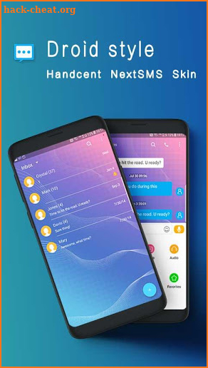 Droid style for Handcent Next SMS screenshot