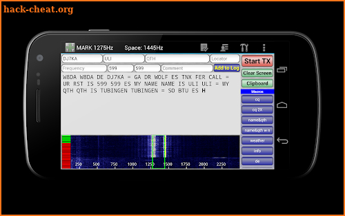 DroidRTTY for Ham Radio screenshot