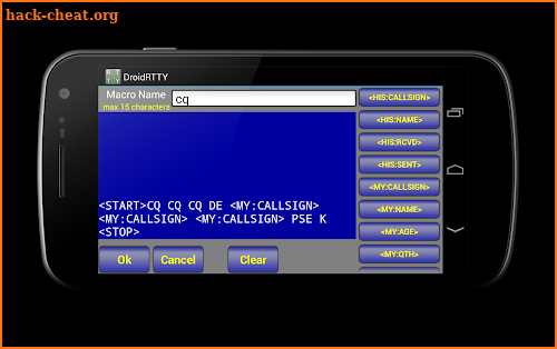 DroidRTTY for Ham Radio screenshot