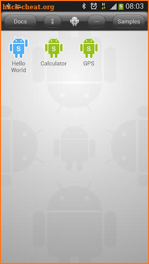 DroidScript - JavaScript Mobile Coding IDE screenshot