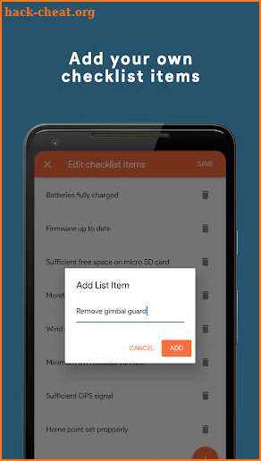 Drone Flight Checklist Pro screenshot