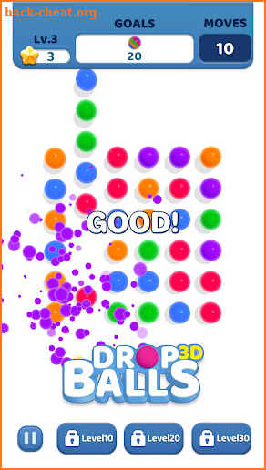 Drop Balls 3D - Connect Game screenshot