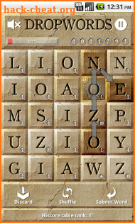 Dropwords screenshot