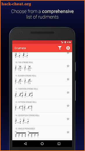 Drumate - Drum Rudiments screenshot