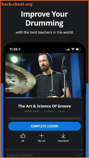 Drumeo screenshot