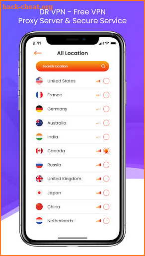 Dr.VPN - Free VPN Proxy Server & Secure Service screenshot