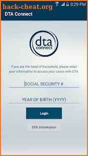 DTA Connect screenshot