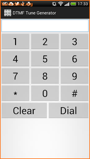DTMF Tone Generator screenshot