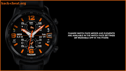 DTMR TIZEN MOD ORO Watch Face screenshot