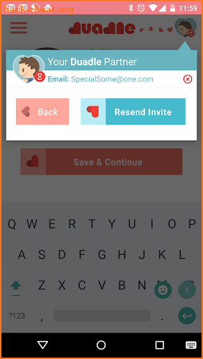 Duadle - Relationship Management to Stay Couple screenshot