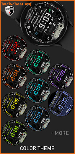 Dual Time Digital Watch 027 screenshot