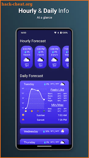 DualTemp Weather screenshot