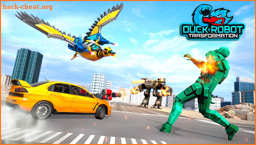 Duck Robot Car Transform: War Robot Games screenshot