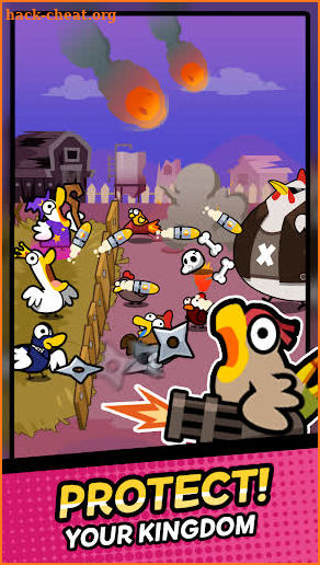 Duck vs Chicken : Idle Defense screenshot