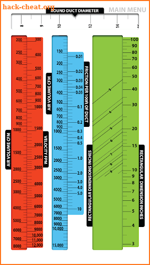 DUCT Ductulator screenshot