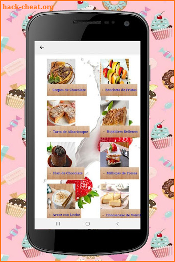 Dulces y postres fáciles y rápidos screenshot