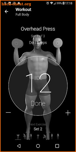 Dumbbell Home Workout screenshot