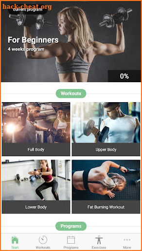 Dumbbell Workout Plan screenshot