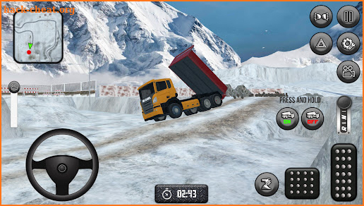 Dump Truck Simulator: Snowy screenshot