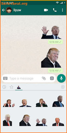 Dump Trump  WAStickerApps and Ringtones screenshot