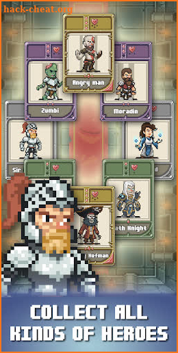 Dungonian: Pixel card puzzle dungeon screenshot